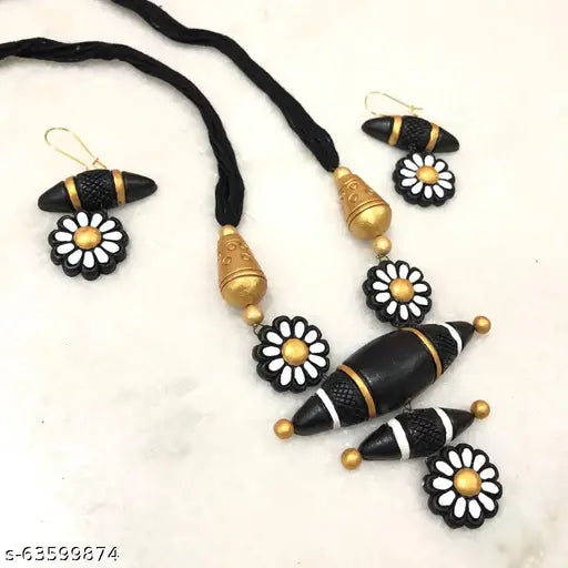 SALE PRICE LIVE !! Necklace Set for Women and Girls, Terracotta Jewellery Set, Handmade jewelry Necklace earring Set for Daily Use, Occasion