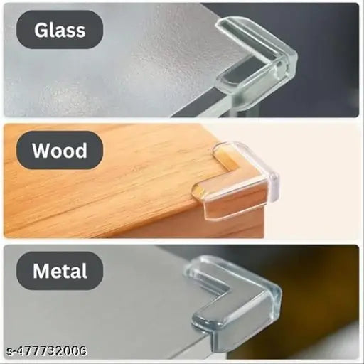 pcs 12 baby and furniture table protector edge corner protector guards for baby | Furniture edge safety bumperss baby proof bumper & cushion to cover sharp furniture & table edges furniture corner & edge safety bumperss {12}