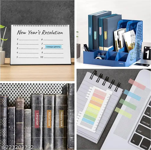 1300 Pcs Sticky Tabs, Page Markers Pastel Flags Index Tabs with Ruler, Sticky Index Notes Writable for Books, Notebook, Classify Files