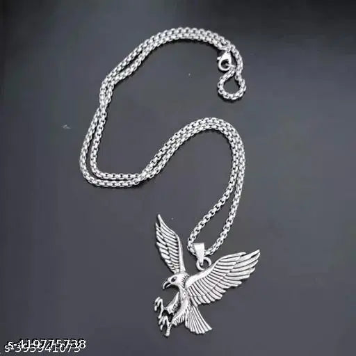 Eagle Chain Pendant For Men And Boy Silver