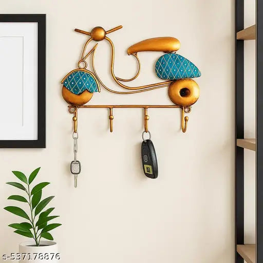 Metal Key Hanger Scooter Wall Hanging #home decor items #wall decor items #home decor items showpiece #wall decor items metal #metal decorative items #metal decor #metal decoration items #home decor under 99 #home decors