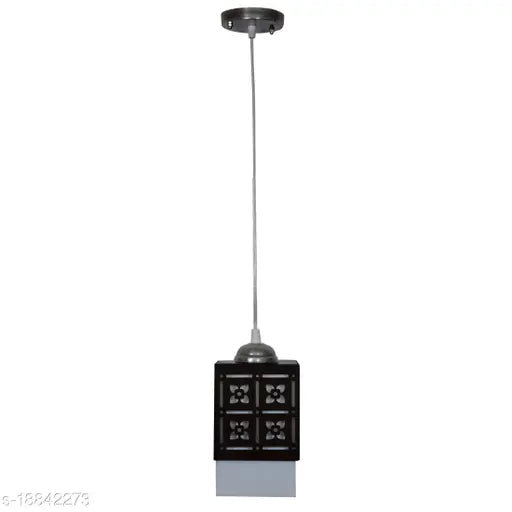 Gojeeva  Wooden Style Hanging Lamp Creative Wood Pendant Light Lamp Suitable for Living Room,Foyer,Bedroom,Hallway Pendants Pendants Ceiling Lamp(Pack of 1)