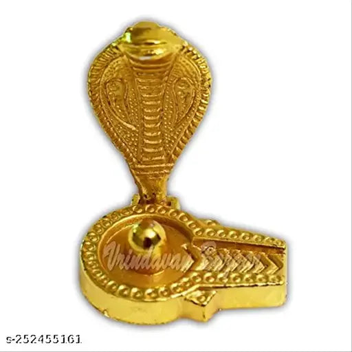 Metal Shivling with Sheshnag (Set 1)