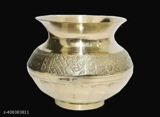 Gold Brass Kalash Lota Brass Kalash - 3.5 inch