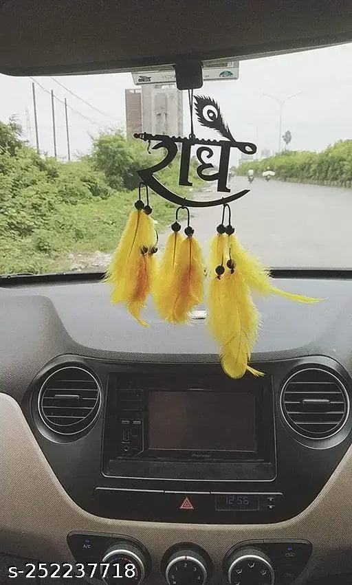 Wooden Art Decoration Created  RADHE MORPICH FANCY NAME