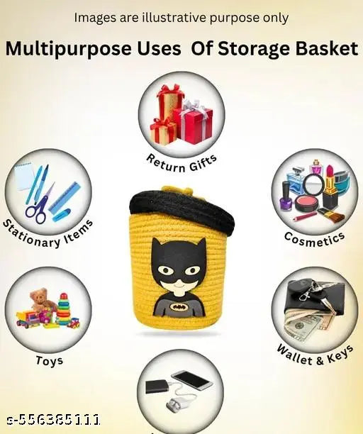 Batman-Themed Storage Basket