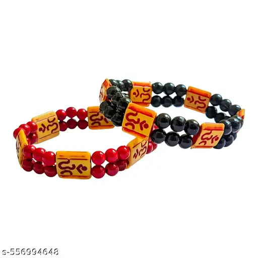 Bracelat for Man and Woman with Om logo Spirituak Bracelet (Pack of 2)