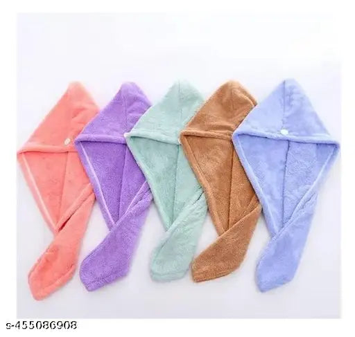 Cotton Bolls Super Soft Microfiber Hair Towel 1 Pcs