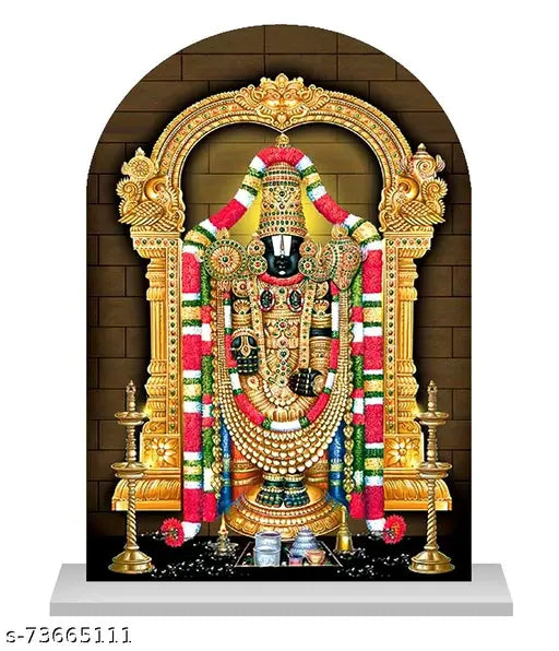 AUTOEASY Tirupati Balaji idol for Car Dashboard murti Tirupati Balaji idol for home Spiritual Gift Item & Statue for Bhagwan Temple /Pooja/ Home Decor / Office / Study Table, Holy Statue, Decorative Showpiece