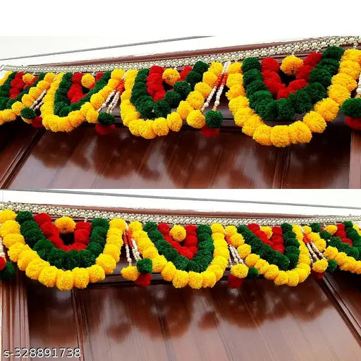 Traditional Handmade Indian Toran by Satvik Creations - Ideal for Home and Festival Decorations