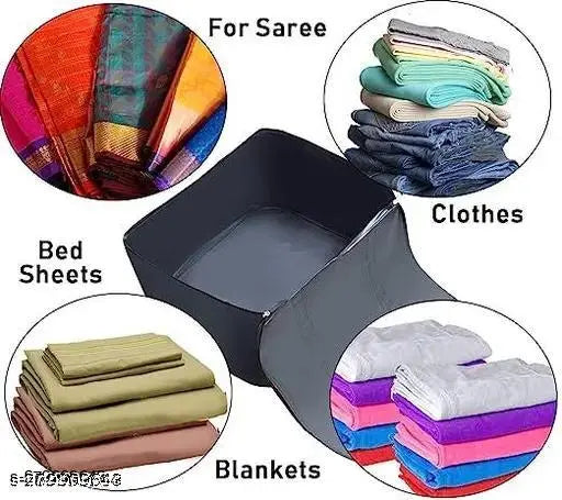 Tiarakrafts Big Size UnderBed Storage Bag And Blanket Cover