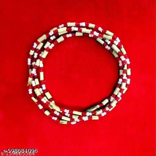 Designer Tulsii Mala 34" For Girls, Original tulsii Beads, From Vrindavan/Tulsii Kanthi Mala/Rosary Tulsii Neckless/ISKON Tulsii Kanthi/Vaishnav Tulsii Kanthi Mala. Original kanthi rudrakhsa tulsii mala puja jap 1 Pcs