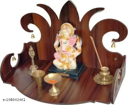 Premium Wooden Temple For Home, Office, Decor_23