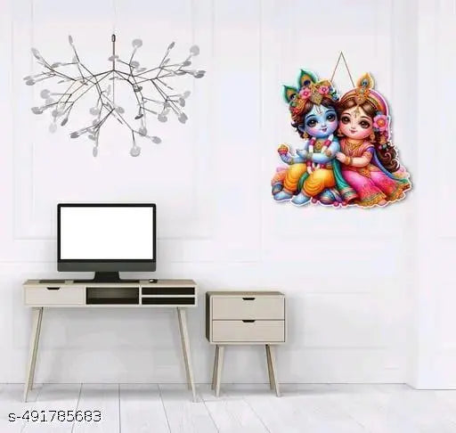 Beautiful cute lord Krishna happy Krishna janmashtami Wall Hanging