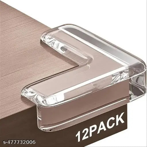 pcs 12 baby and furniture table protector edge corner protector guards for baby | Furniture edge safety bumperss baby proof bumper & cushion to cover sharp furniture & table edges furniture corner & edge safety bumperss {12}