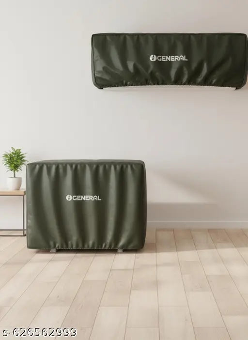 Split AC Indoor Unit Cover | Waterproof & Dustproof AC Cover for 1.5 Ton  | Protective Cover for Wall AC (Green)