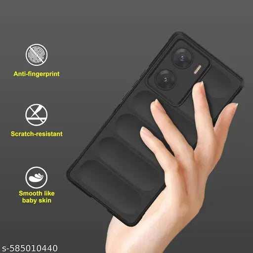 MOBILOVE Back Cover Case for Vivo V29e 5G | Liquid Silicone Magic Case with Camera Protection | Shockproof Slim Anti-Slip Grip | Micro-Fibre Cloth On Inner Side