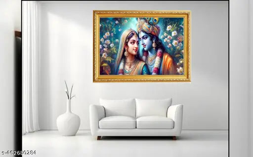 Radha Krishna photo frame digital photo frame 9×12 inch