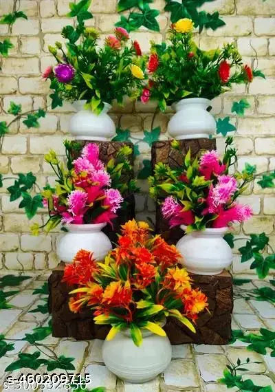 Dev Creation Mix flower pot with matki 5pc