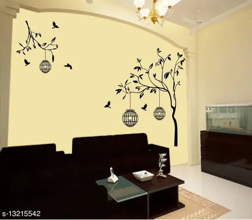 Walltech Free Bird Case Black Wall Sticker