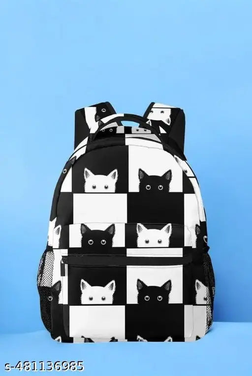 Girl School Backpack white coconut print Stylish and Trendy College Backpacks Waterproof Bag Casual School Bag/Backpack/College Bag/Tuition Bag for Girls
