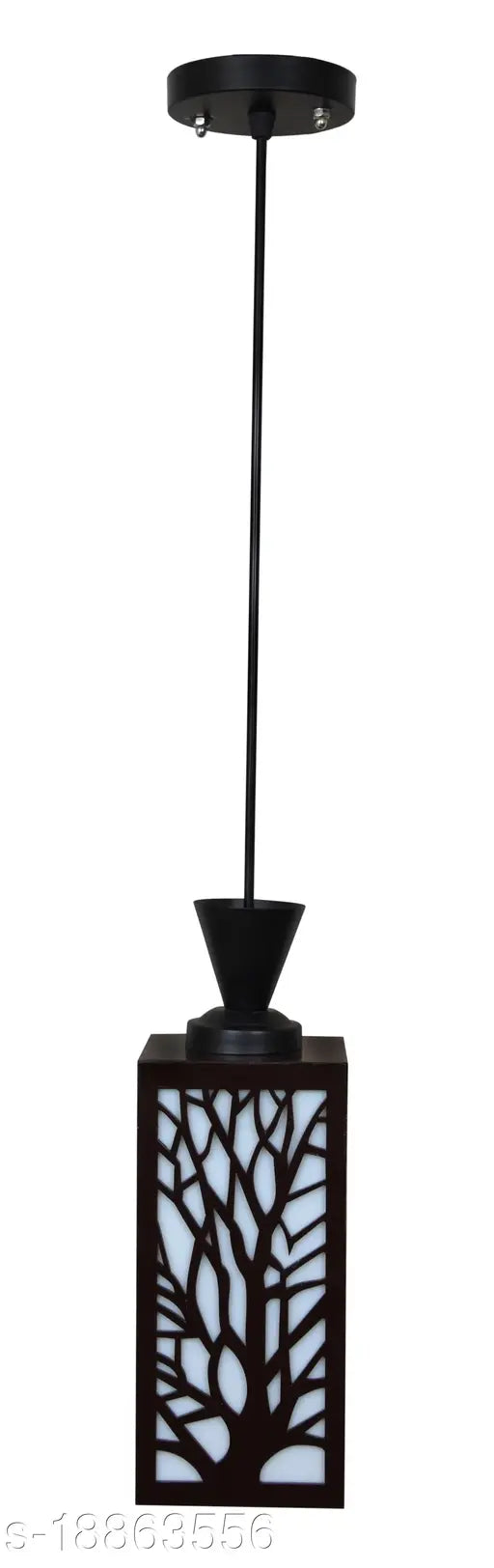 Gojeeva  Wooden Style Hanging Lamp Creative Wood Pendant Light Lamp Suitable for Living Room,Foyer,Bedroom,Hallway Pendants Pendants Ceiling Lamp(Pack of 1)