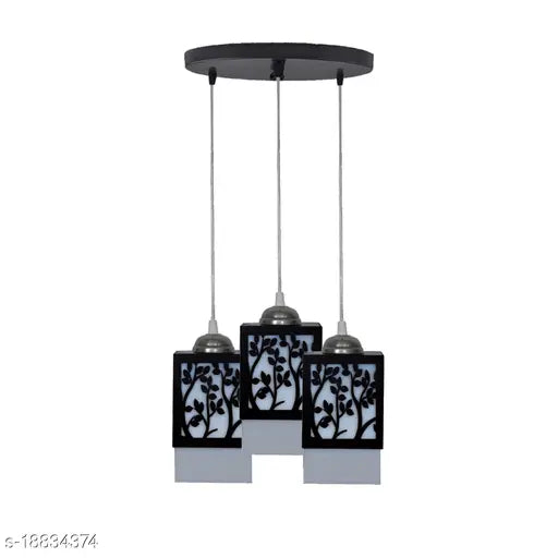 Gojeeva 3 Light  Creative Wooden Pendant Light. Lamp suitable for Living Room,Foyer,Bedroom,Hallway Pendants Ceiling Lamp