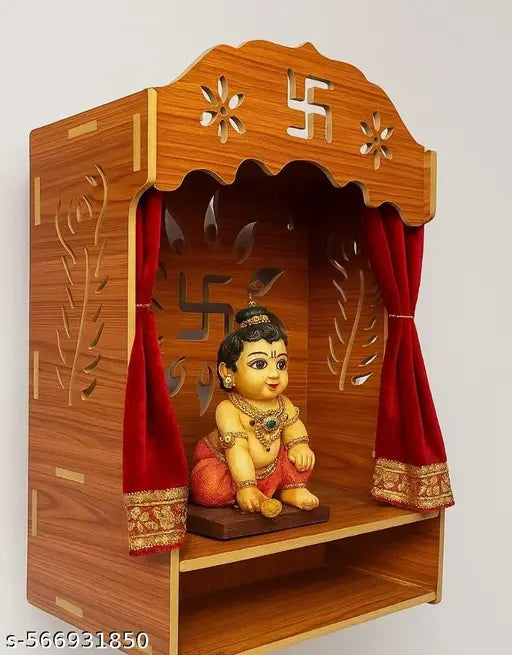 PREMIUM FOLDING MDF POOJA MANDIR