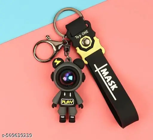 Ottavo 1 Pc Keyring & Keychain For Car, Double Pendant Ring Space Astronaut Keychain Home Key Student Bag, Multicolor