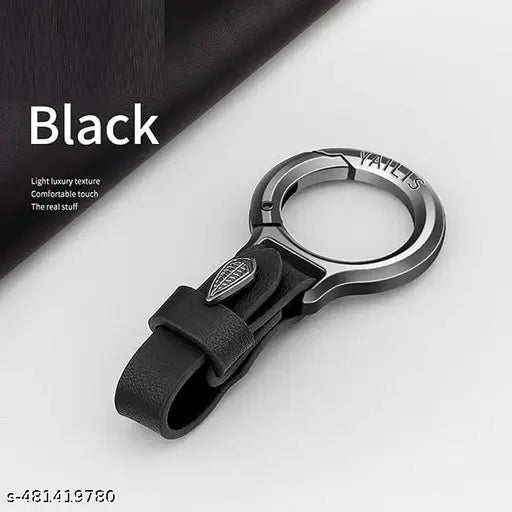 Leather Belt Loop Keychain Keyholder for Car Keys ( Pack of 2 )