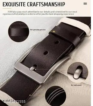 Fashionable Trendy Men and Boys Belts Fancy Unique Men Belts COMBO (PACK 0F 2)