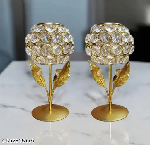 Decorative tealight candle holder pack of 2