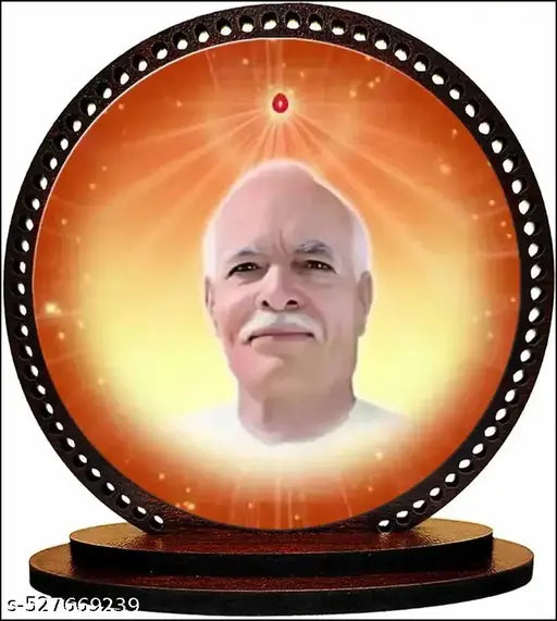 IdolCraft Lord Om Shanti Baba Religious Car Dashboard Idol And Home Table Desk Decorative Showpiece Pack of 1