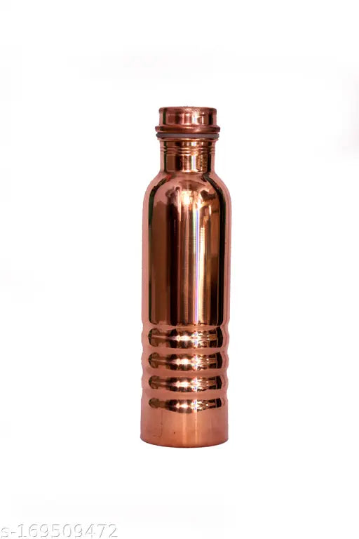 Copper Water Bottle with 4 Glasses set