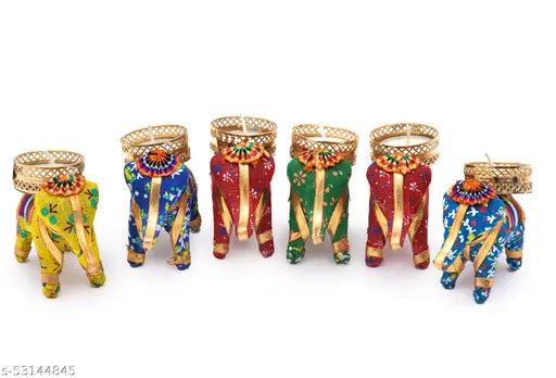 Pack of 5 Elephnat Tealight candle hodler for home decoration