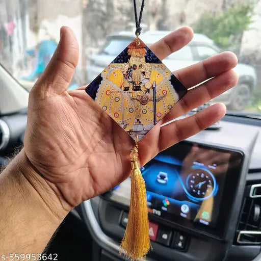 Sawariya Seth Ji Car Hanging Idol | Divine Dashboard & Mirror Decor | Spiritual Car Accessory