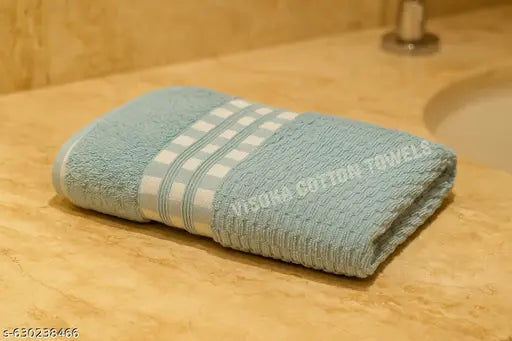 Bath Towel for Men & Women| Unique Texture DESIGN, Skin Friendly, Quick Dry||Lint Free | 60x30 Inches | Visoka Ultra Absorbent Towel |COTTON Fabric Bath Towel | Cotton Bath Towel 300 GSM | FULL BODY Bath Towels || Pack of 1||