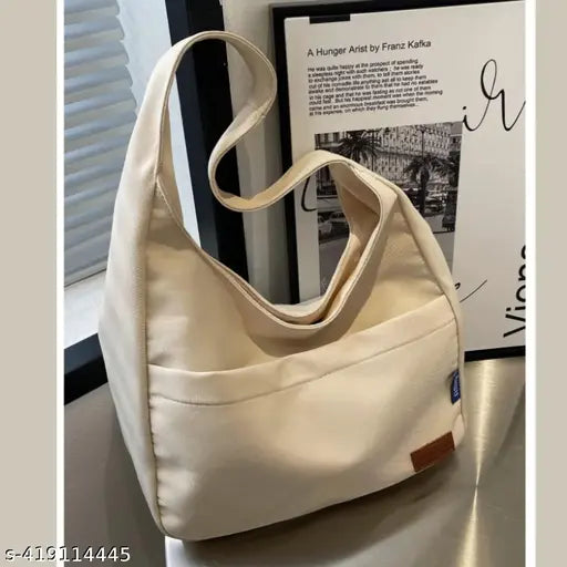 Canvas Handbag Cotton fabric bag for women | college bag | daily use bags | Side bags | fabric bags | jute bag