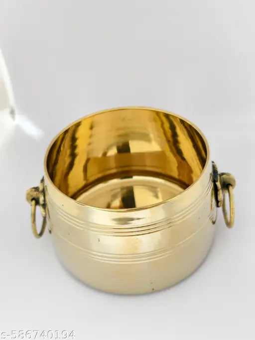 Pooja Kalash for Pooja Room Decor | Brass Naazhi  | Traditional Brass Kalash for Religious Rituals