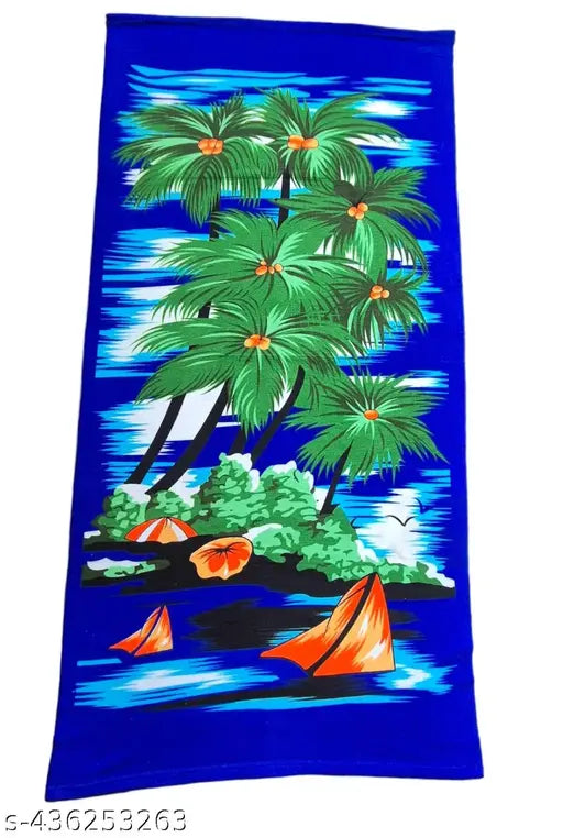Printed Bath Towel