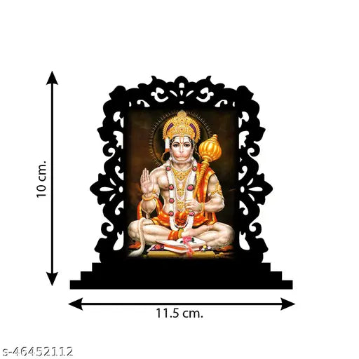 Hanuman Murti For Home Hanumanji Idol For Car Dashboard Idols Figurine Showpiece Shree Hanuman Ji Idol For Gift Item & Statue For Temple Home Decor Office Study Table Holy Statue Showpiece