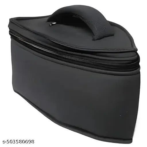 Iron Organizer & Press Cover - Black Cotton Storage Bag for Travel Iron, Dustproof Case with Handle & Zipper Closure, Easy to Carry and Perfect for Travel