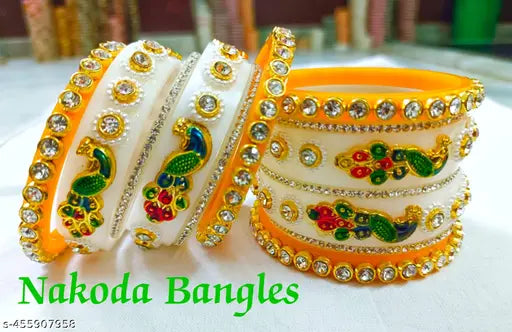 Peacock Plastic Bangle Set