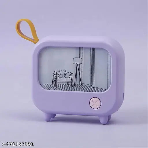 1 oil painting light, bedroom small night light, warm and warm atmosphere light, second level dimming light ( PURPOLE)