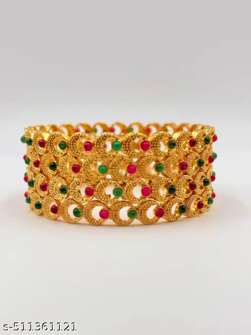 Maya Moon Design Bangles Set