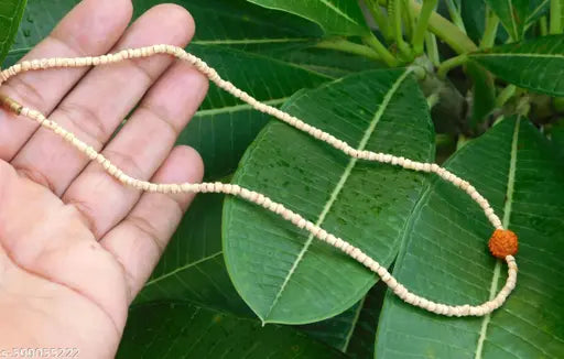 tulsi mala \tulsi mala rudraxcha beads/kanthi mala  from vrindavan pack of 1