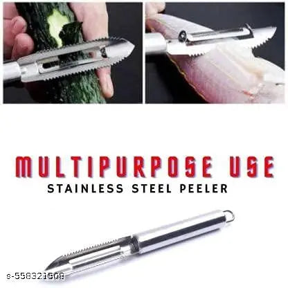 TOYJECK Stainless Steel Peeler Vegetable Peeler Ultra Sharp Stainless Steel Peeler (Pack of 2 Pcs)