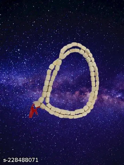 Original Squre Shape Beads Tulsi Kanthi Mala/Natural Tulasi Kanthi Mala/Original Tulsi Kanthi/ISKCON Tulsi Mala/Vaishnav Tulsi Mala/Tulsi Kanthi Mala (Neck Bead)