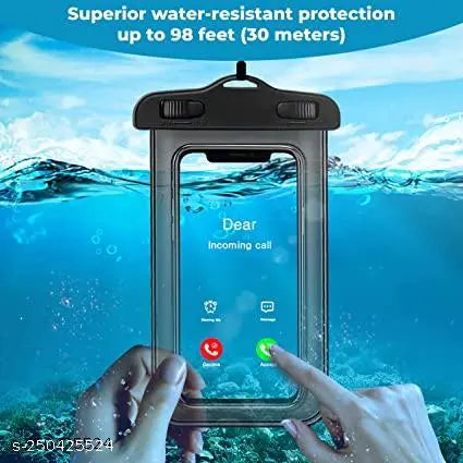Quxxa  Pouch Cover Mobile Water Protector | This Pouch Cover is Snow-Proof, Dirt Proof and Waterproof