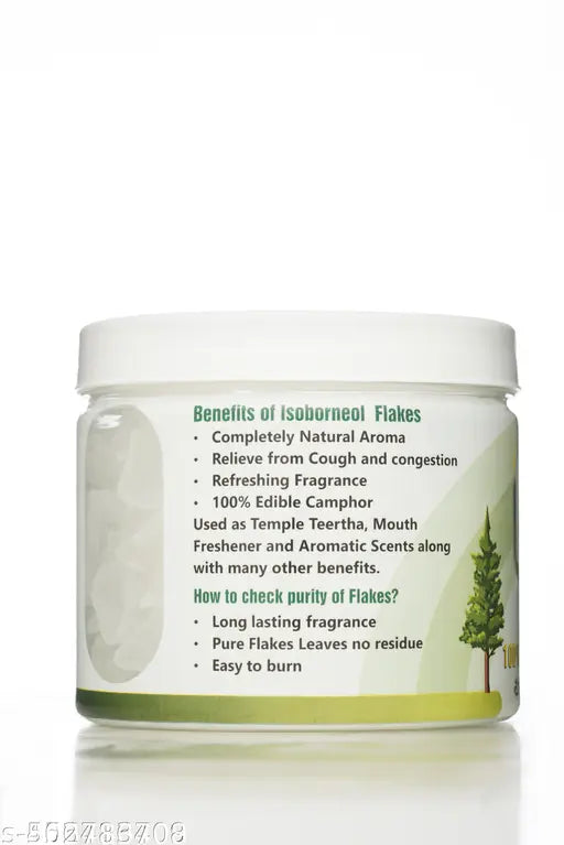 Swastik Bhimseni Camphor - 250g Jar | 100% Pure Kapoor for Home & Temple